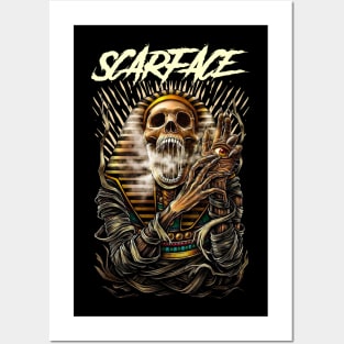 SCARFACE RAPPER MUSIC Posters and Art